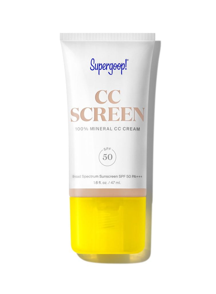 supergoop cc screen 100 mineral cc cream spf 50 105n